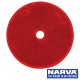 Round Retro Reflector Screw On 80mm - Red